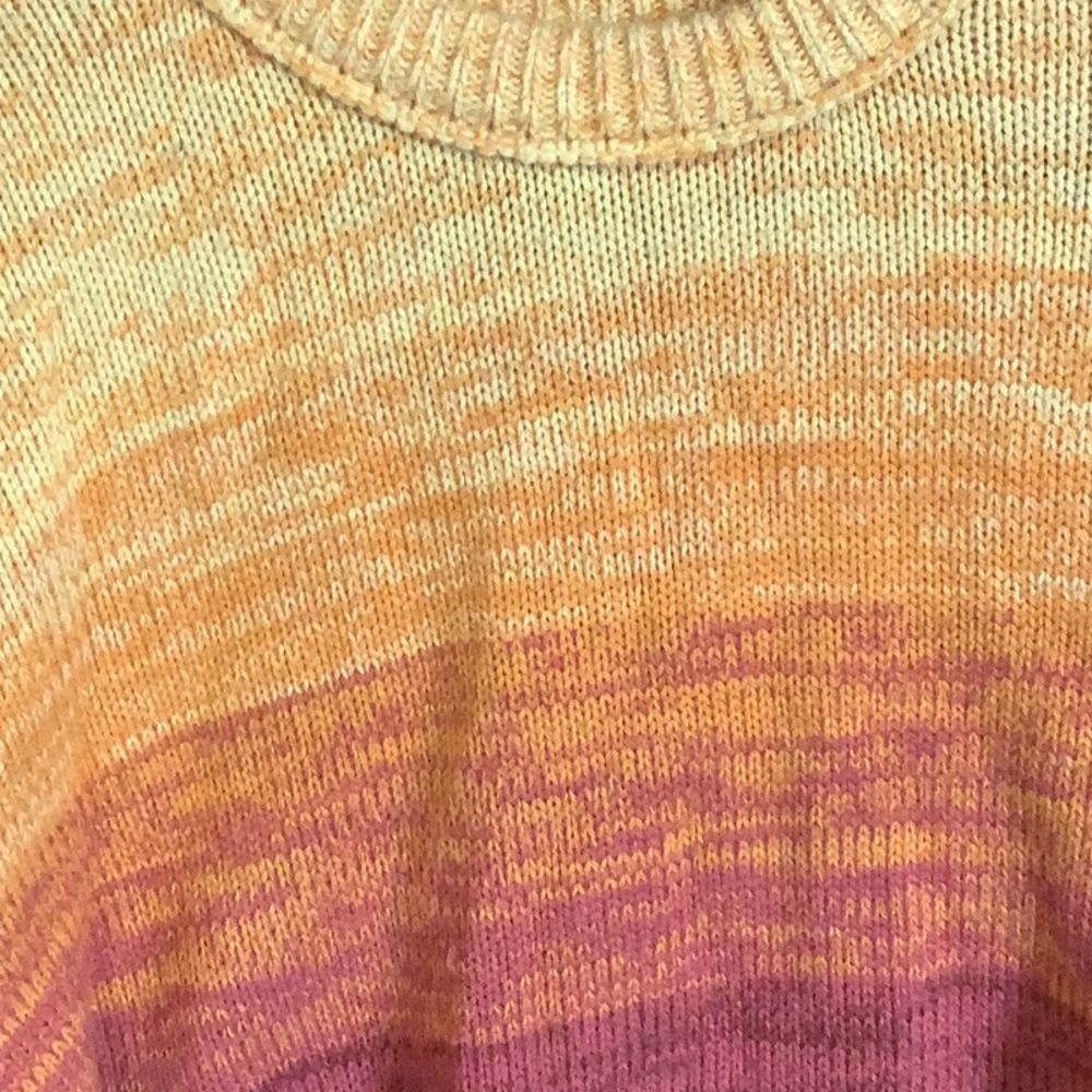 Urban Outfitters Yellow and Brown Gradient Sweater - Picture 2 of 6